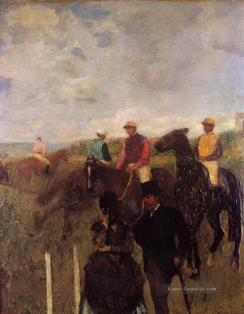 bei den Rennen 1872 Edgar Degas Ölgemälde